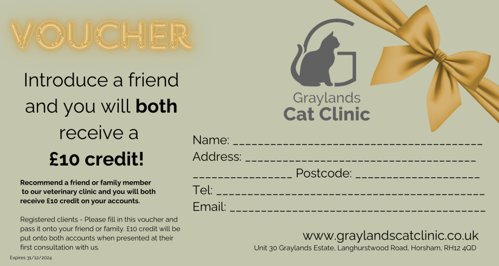 Refer a Friend to Graylands Cat Clinic